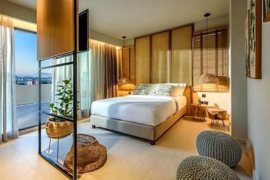 Boutique hotel room